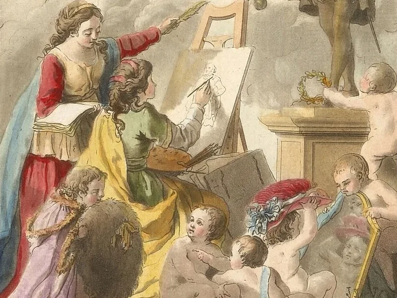 1751-Antoine Louis François Sergent dit Sergent - Marceau - Allegoria di Enrico IV